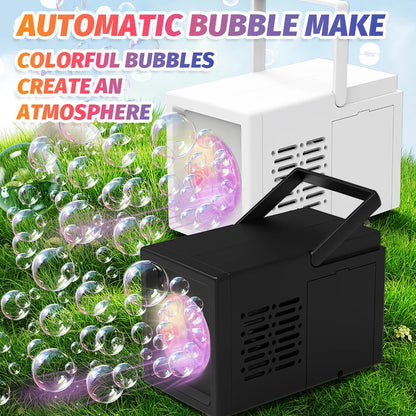 Automatic 10-Hole Bubble Blower | Electric Bubble Machine