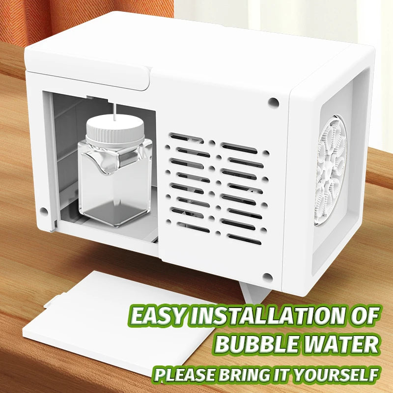 Automatic 10-Hole Bubble Blower | Electric Bubble Machine