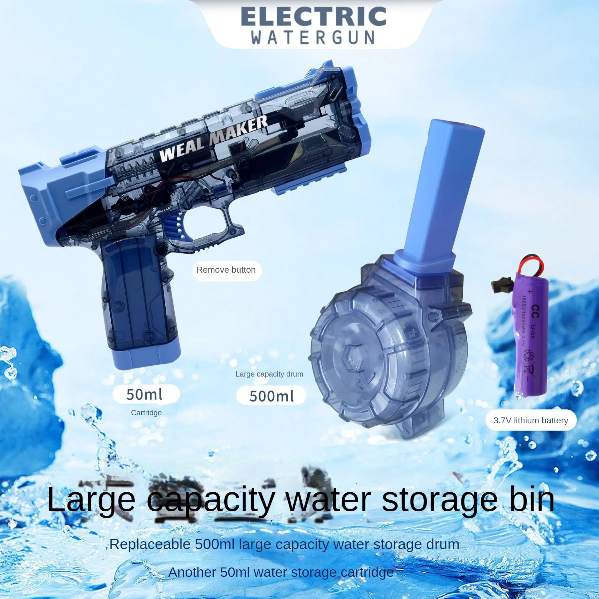 Electric Water Gun | High-Pressure Automatic Water Blaster