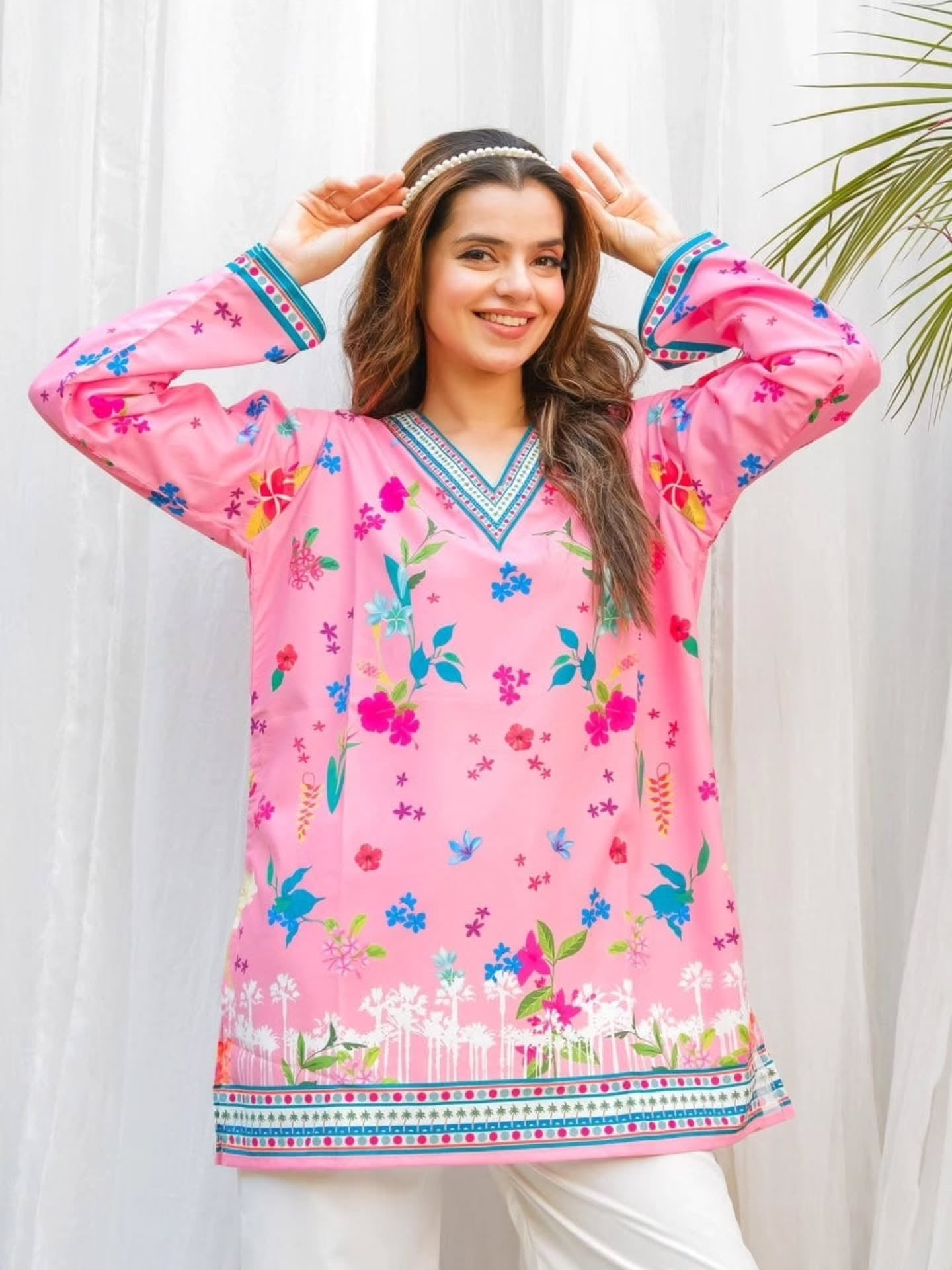 Women’s Digital Printed Co-ord Set – Premium Swiss Lawn Summer Outfit