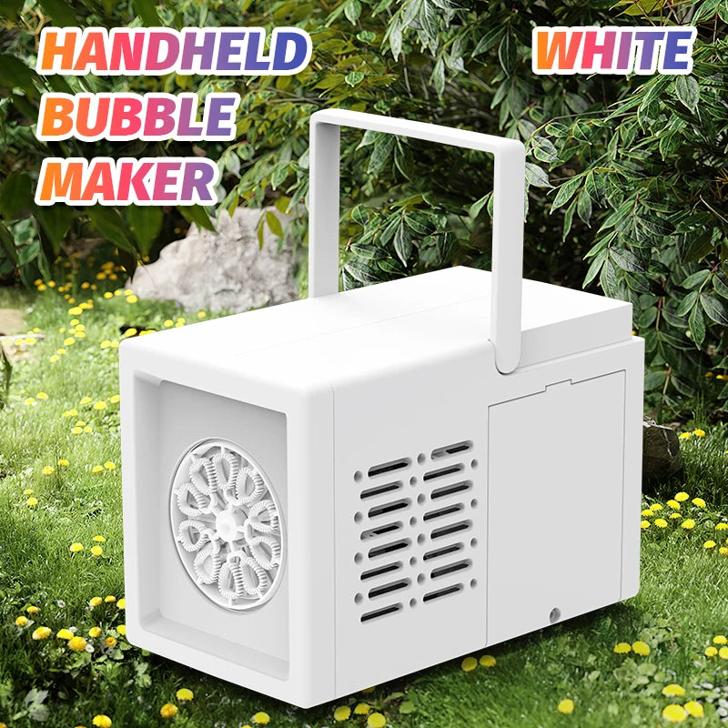 Automatic 10-Hole Bubble Blower | Electric Bubble Machine