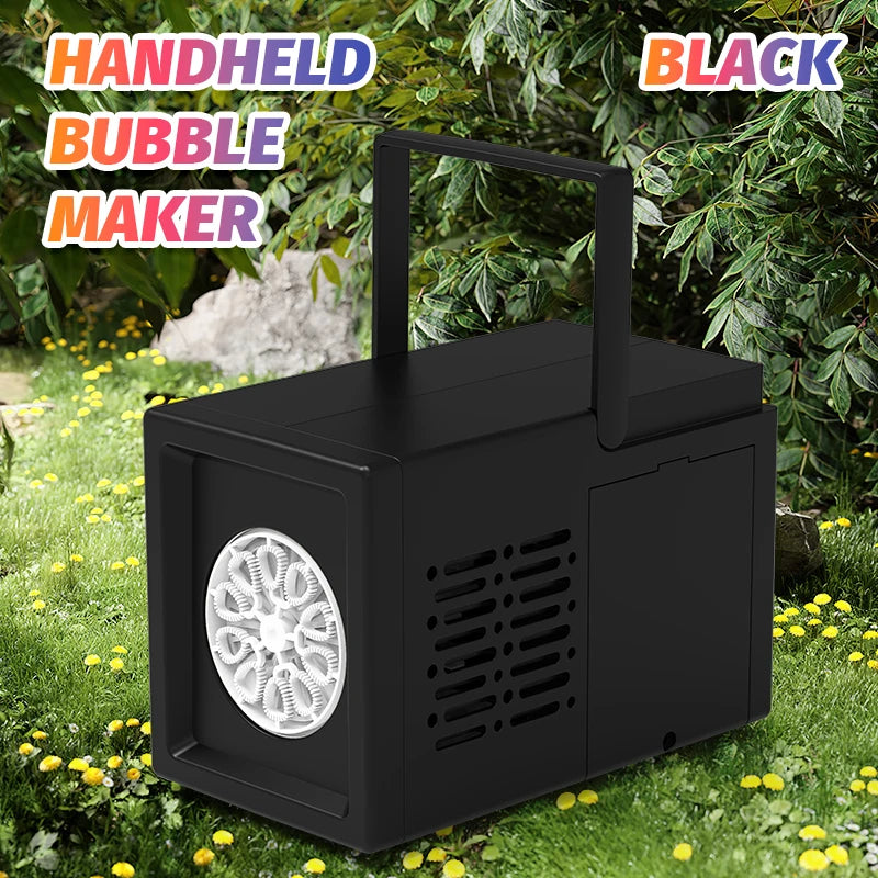 Automatic 10-Hole Bubble Blower | Electric Bubble Machine