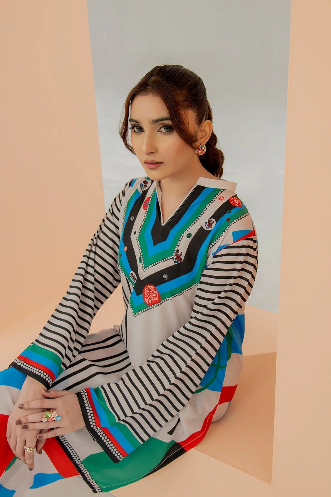 Alphabet Printed Co - rdset 2Pc -  shop_nameHashaya