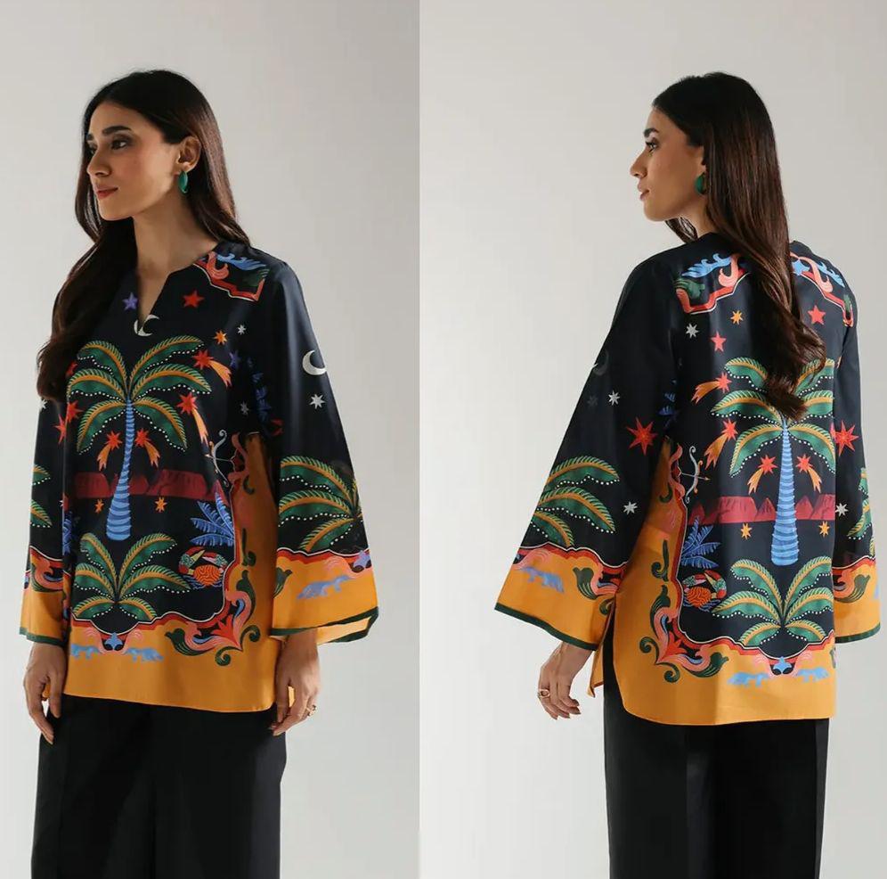 Aylin Digital Ethnic Printed Top for Women -  shop_nameHashaya
