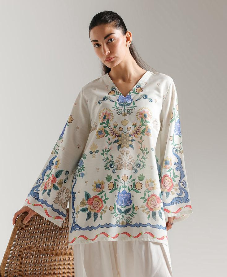 Digital Ethnic Design Printed Top for Women -  shop_nameHashaya