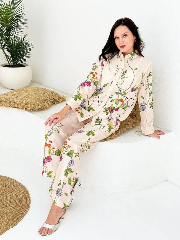 Digital Printed Swiss Lawn Cord Set 2 Piece for Women -  shop_nameHashaya