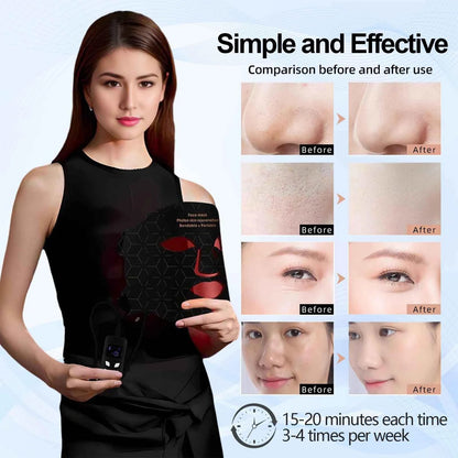 Facial Red Light Therapy Mask | LED Skin Rejuvenation Mask -  shop_nameHashaya