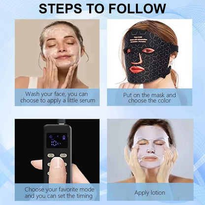 Facial Red Light Therapy Mask | LED Skin Rejuvenation Mask -  shop_nameHashaya