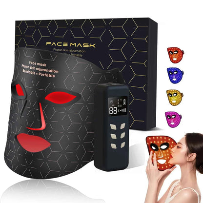 Facial Red Light Therapy Mask | LED Skin Rejuvenation Mask -  shop_nameHashaya