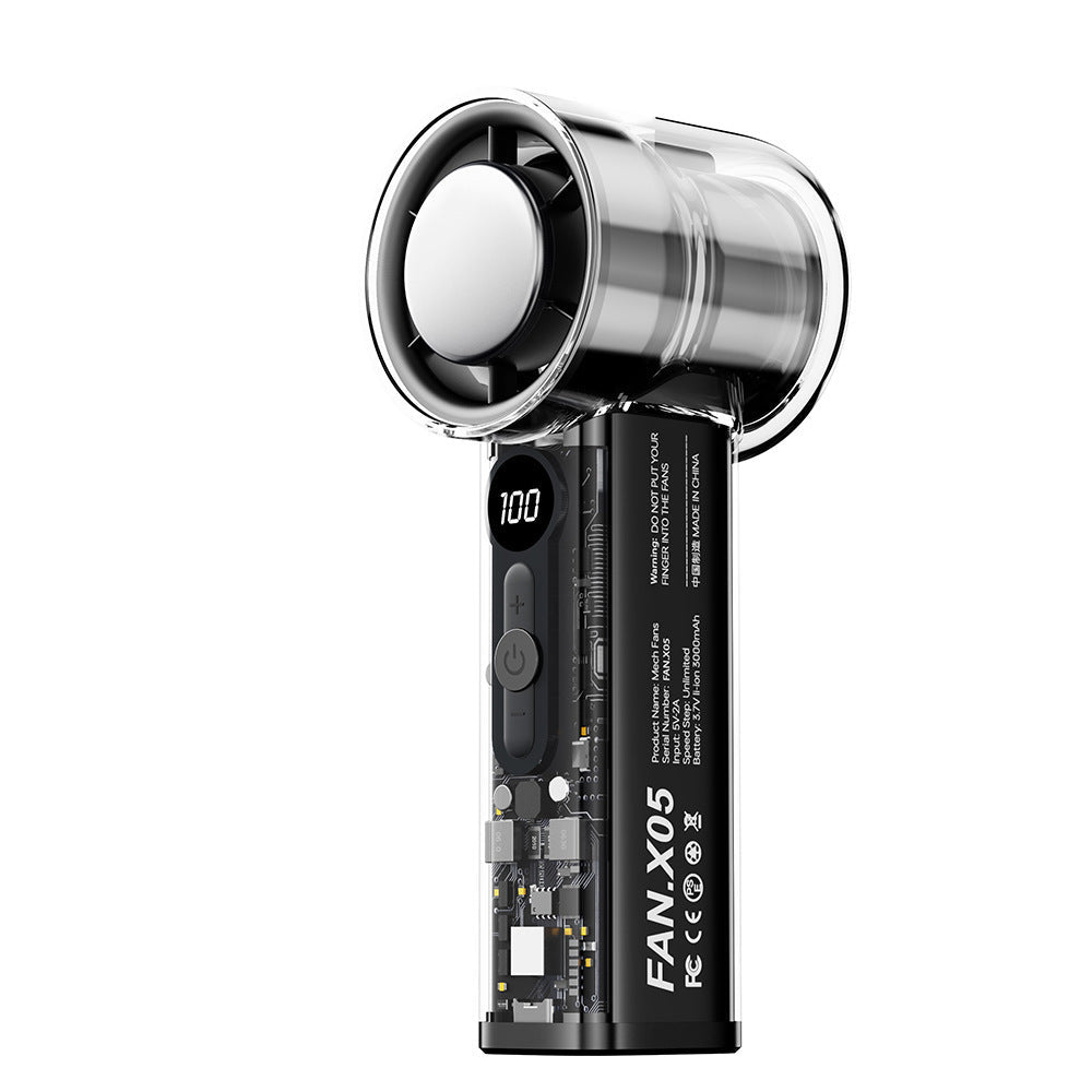 High-Speed Handheld Fan -  shop_nameHashaya