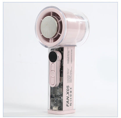 High-Speed Handheld Fan -  shop_nameHashaya