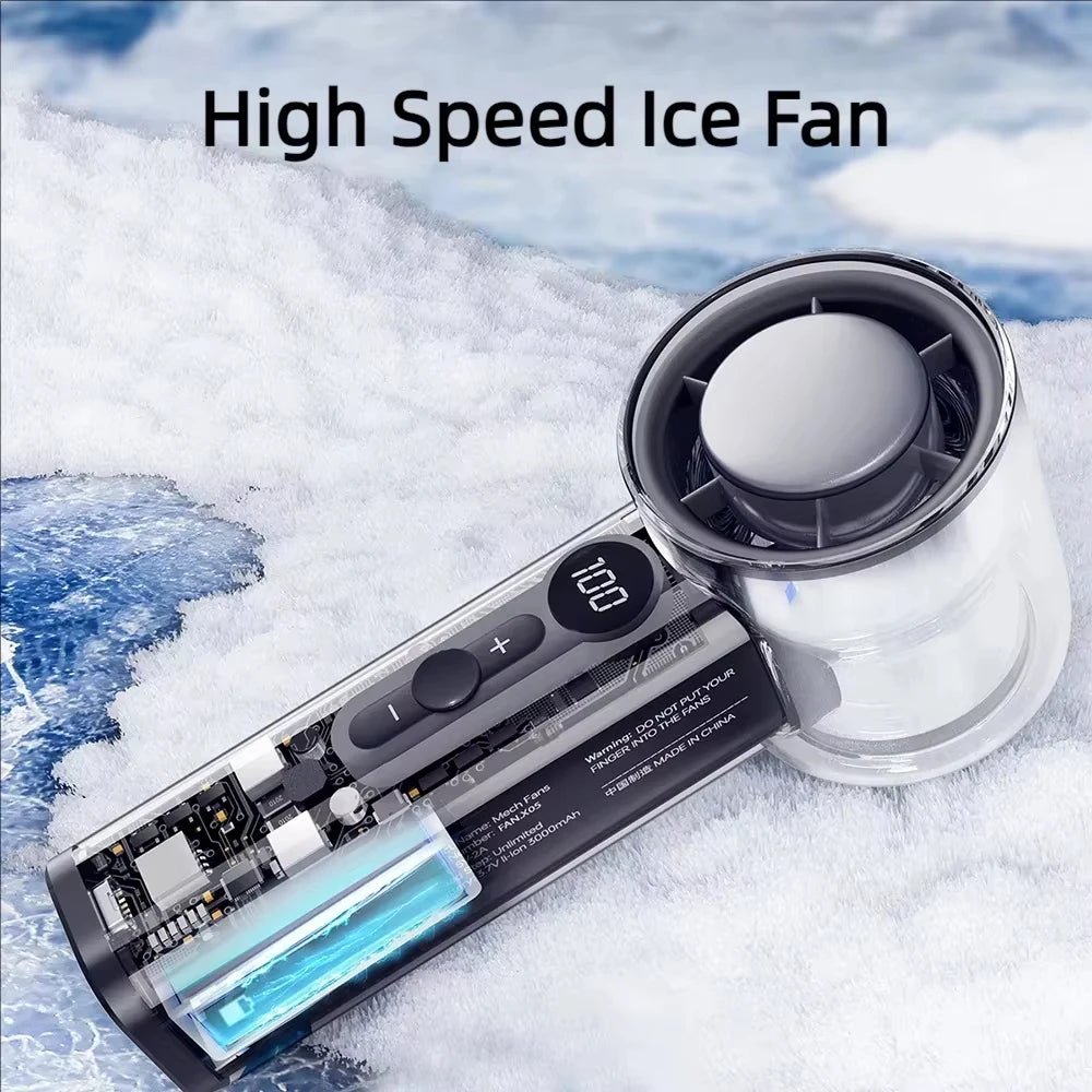 High-Speed Handheld Fan -  shop_nameHashaya