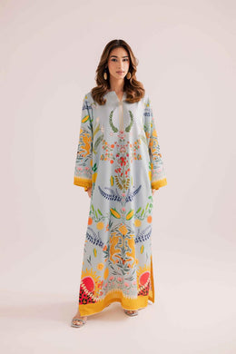 Luxury Floral Printed 2PC Kaftan Set -  shop_nameHashaya