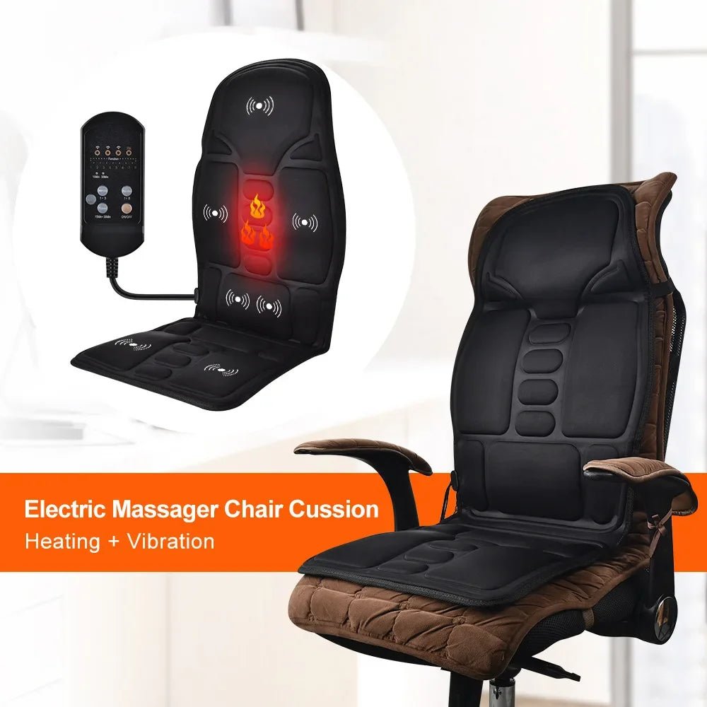 Multi-Mode Vibrating Massage Chair Pad | Heated Full Body Massage Cushion -  shop_nameHashaya