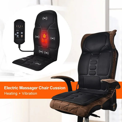 Multi-Mode Vibrating Massage Chair Pad | Heated Full Body Massage Cushion -  shop_nameHashaya
