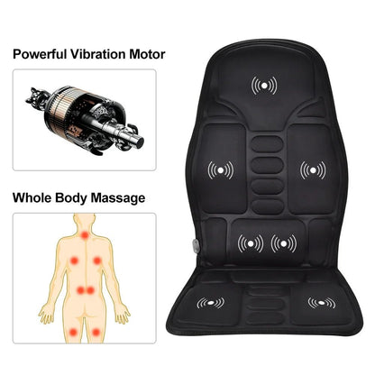 Multi-Mode Vibrating Massage Chair Pad | Heated Full Body Massage Cushion -  shop_nameHashaya