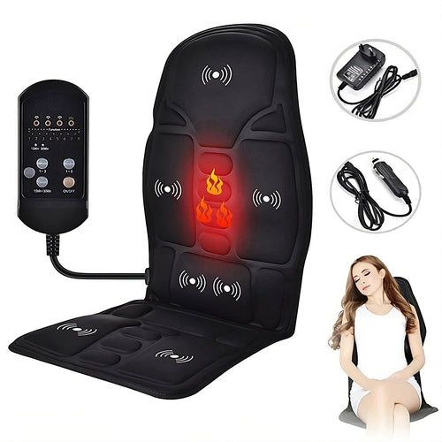 Multi-Mode Vibrating Massage Chair Pad | Heated Full Body Massage Cushion -  shop_nameHashaya