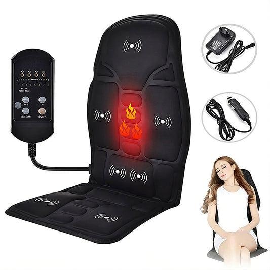 Multi-Mode Vibrating Massage Chair Pad | Heated Full Body Massage Cushion -  shop_nameHashaya