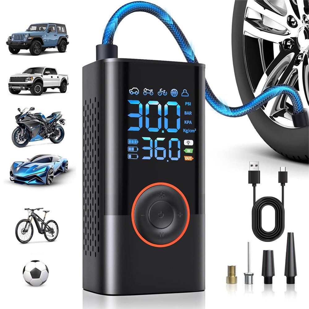 Portable Air Compressor Tire Inflator | 150 PSI Cordless Air Pump -  shop_nameHashaya
