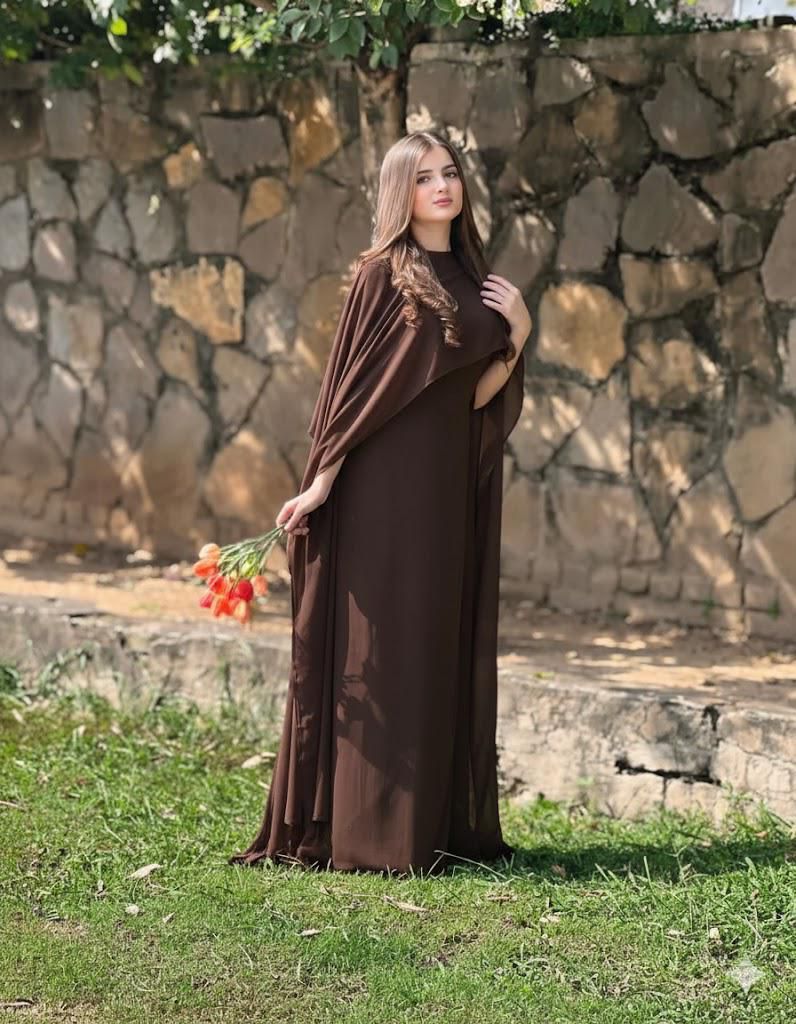 Premium Korean Chiffon Cape Maxi for Women -  shop_nameHashaya