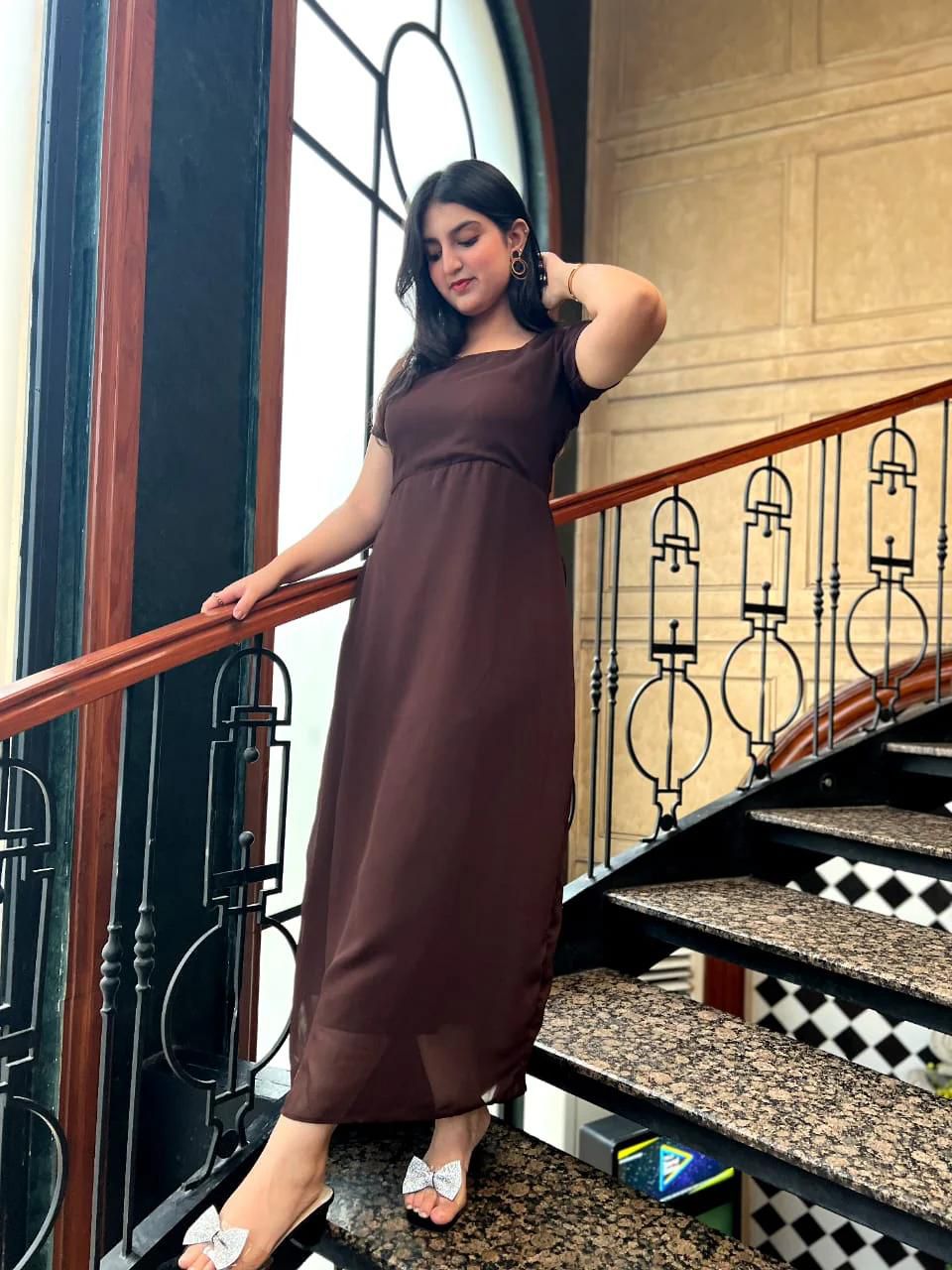 Premium Korean Chiffon Cape Maxi for Women -  shop_nameHashaya