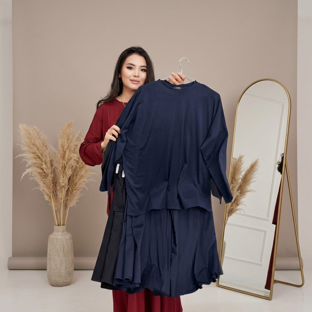 Premium Women Co - ord Set – Soft Cotton Jersey 2 Piece Summer Outfit -  shop_nameHashaya